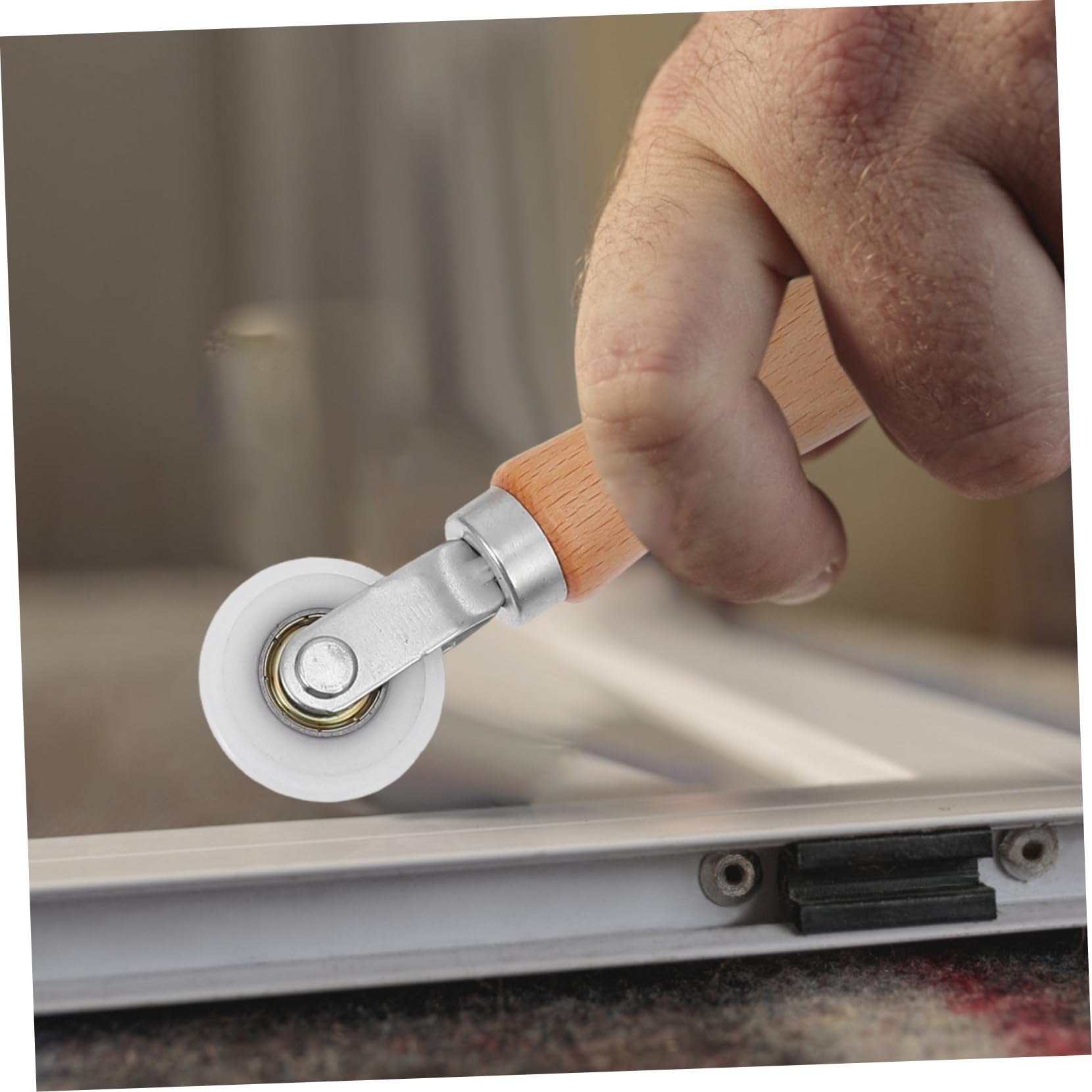 Bildschirm reparaturset Fliegengitter werkzeug mit Ergonomischem Spline roller und Haken für Einfache Netzreparatur an Fenster Terrassentüren für Heimwerker und Profis