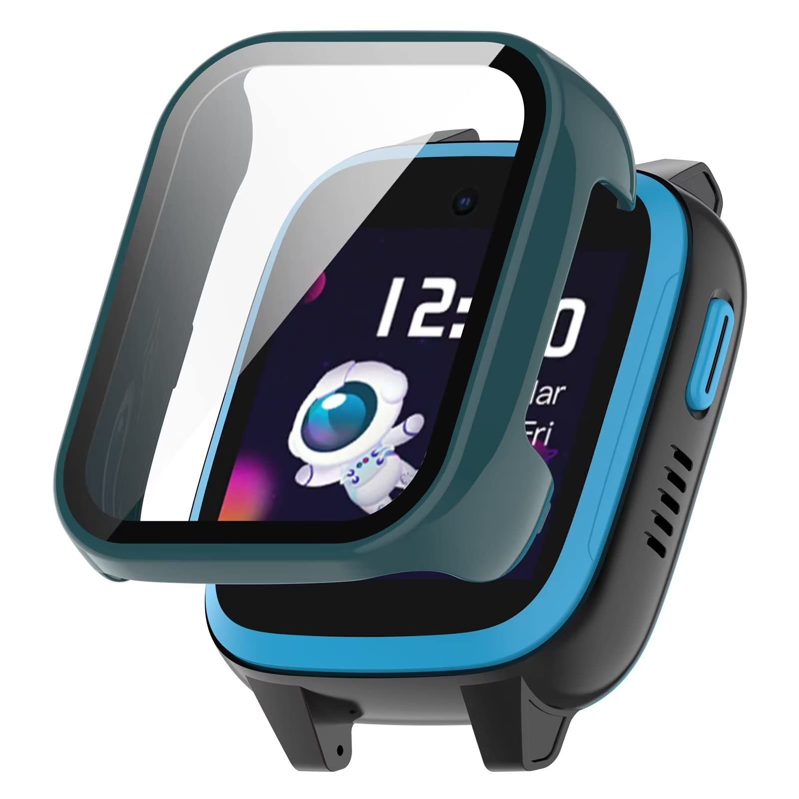 KUTEWEU Orologio Custodia Compatibile con Xplora XGO2, PC Custodia Rigida Protezione completa Anti-Graffio Cover Shell Case Compatibile con Xplora XGO2 Smart Watch Accessori (Blue