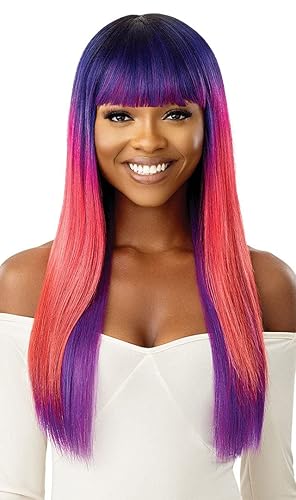 Outre Wigpop Color Play - Peluca sintética completa - VIRGO (1 negro azabache)