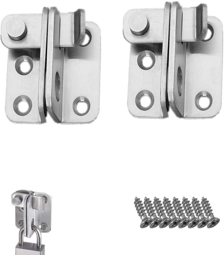 Pack of 2 Hasp Lock LMYTech Security Hasp/Masterlock Hasp/Shed Lock