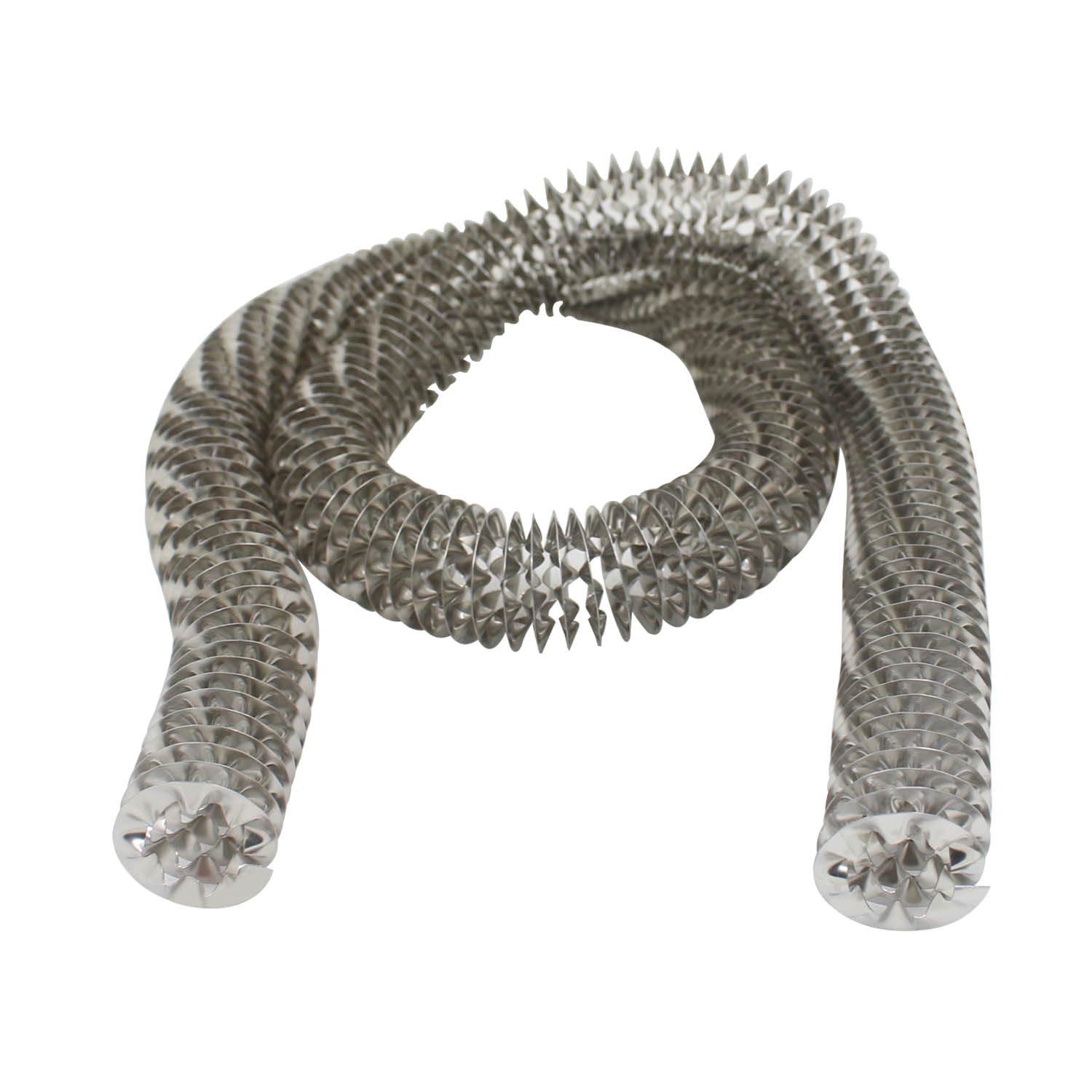 Alette Spirale Cave per Scambiatori di Calore Tubolari Alette Tubi Riscaldamento Raffreddamento Acciaio Inossidabile di Raffreddamento Scambiatore di Calore Alettato Tubi Dissipatori (ID25mm H15mm)