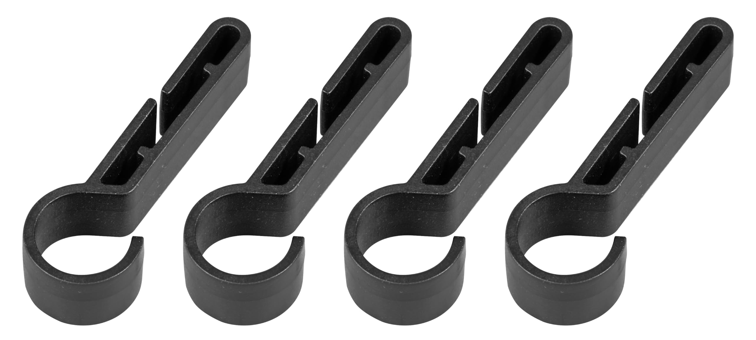 Sealey Safety Helmet Head Torch Clips, 5 Pack, Universal Fit - HT01SC, Black - Image 3