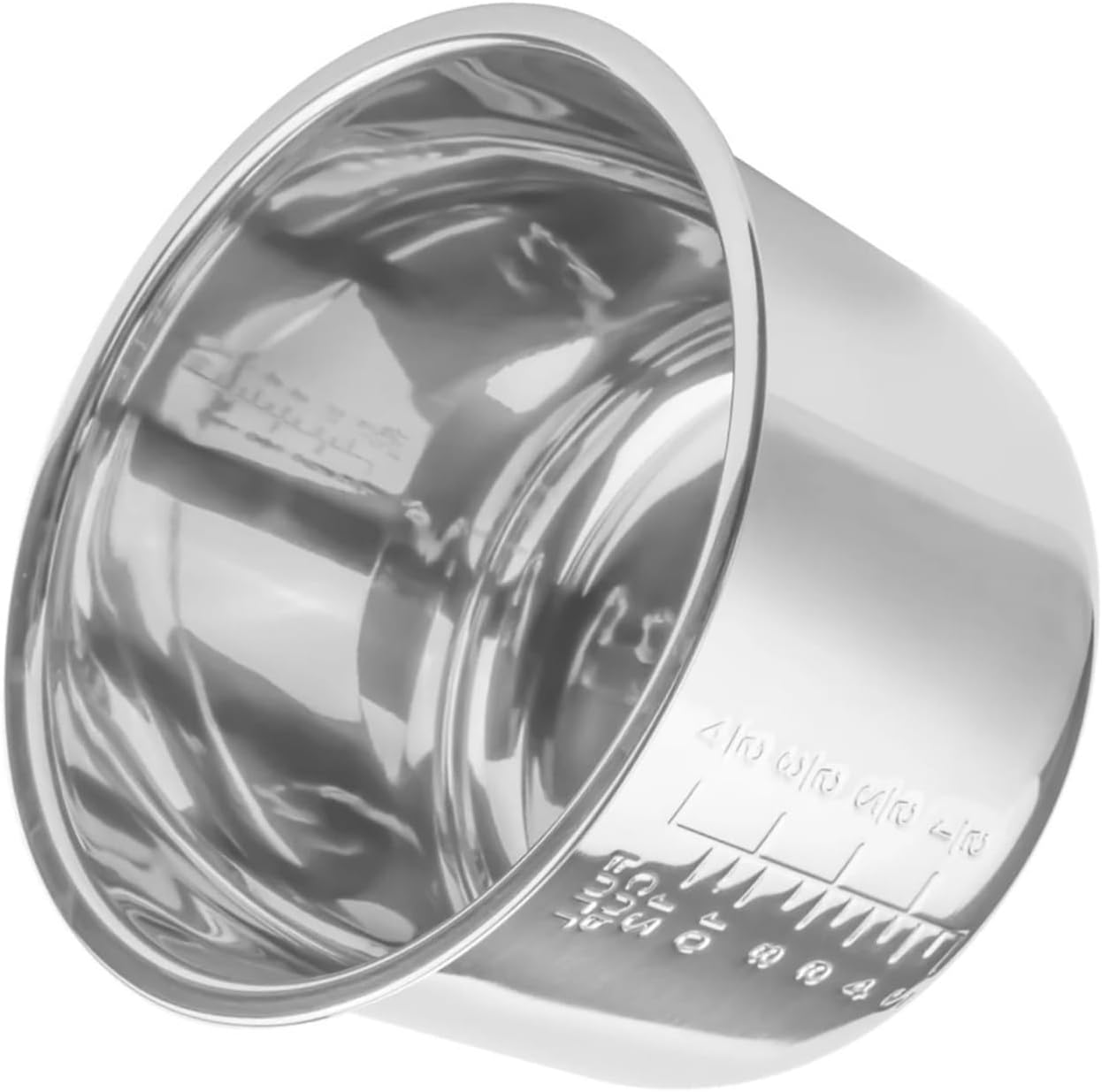 6L Pressure Cooker Inner Pot Parts, Multifunctional Rice Cooker Liner, 304 Stainless Steel Inner Core Replacement Parts