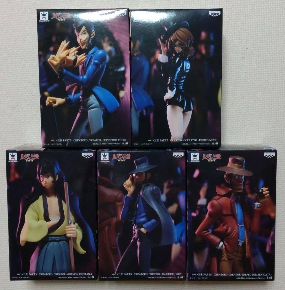 Amazon.co.jp: 造形師?写真家 ルパン三世 5種セット : Toys & Games