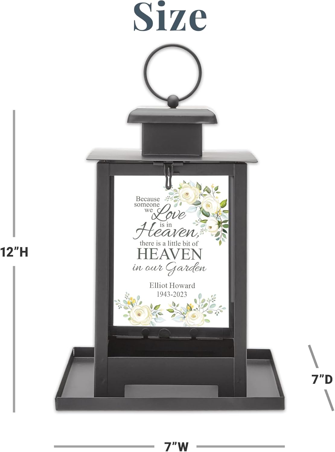 Let's Make Memories Personalized Bird Feeder - Sympathy for Loss of Loved One Mother Father - Memorial - Condolences - Fill with Seed - for Loved Ones in Heaven