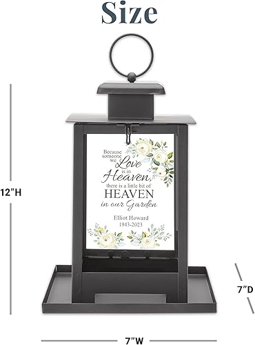 Miniatura 6 de Let's Make Memories Comedero para pájaros de jardín personalizado para seres queridos, en simpatíaconmemorativo