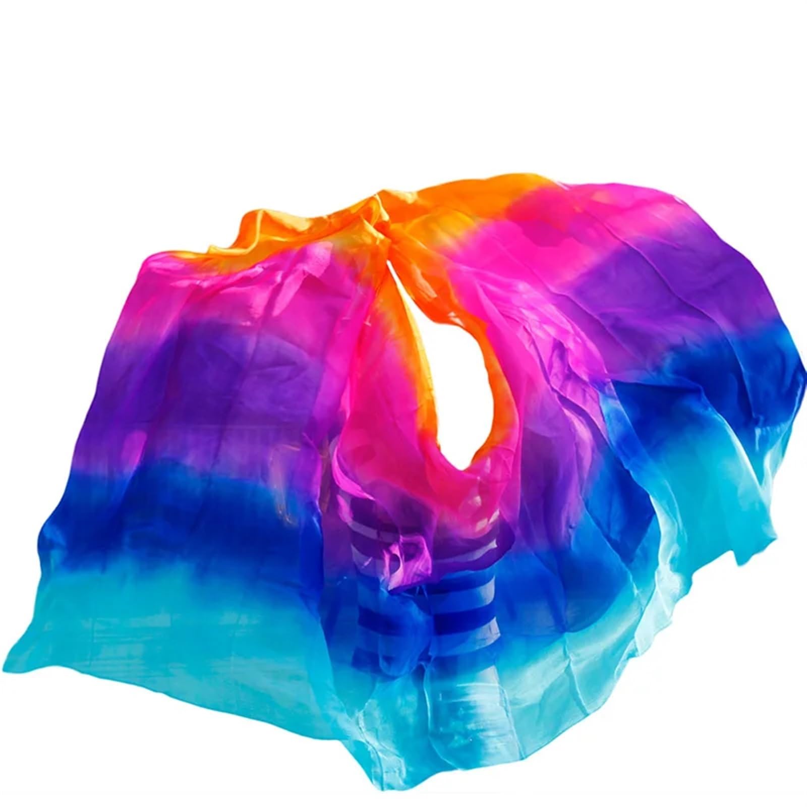 Bauchtanz Seidenschal Einfarbiger Seiden-Bauchtanz-Schleier for Erwachsene, Bauchtanz-Praxis, Seidenschal, 250 x 114 cm (Color : Sk008, Size : 250X114CM)