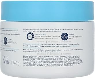 CeraVe SA Smoothing Cream, Body, With 3 essential ceramides, urea & salicylic acid, For dry, rough, bumpy sky, 340 g/12 oz
