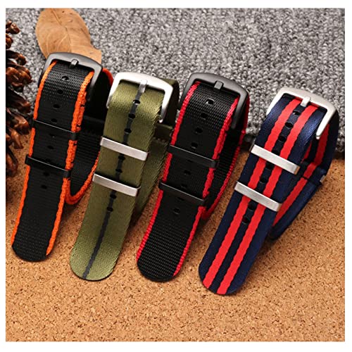 Bracelet nylon NATO 22mm étanche et résistant couleur B07