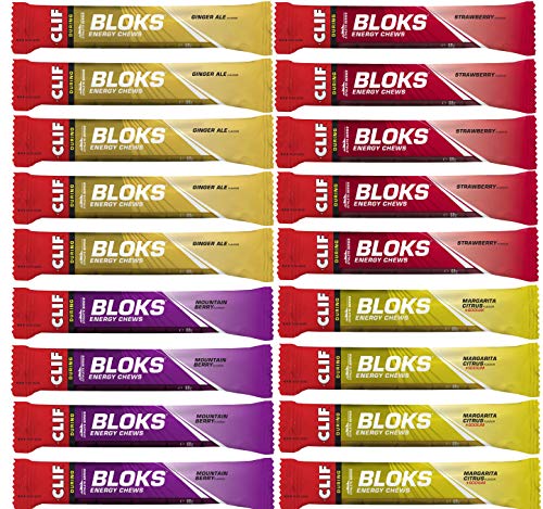 CLIF Bloks Fruchtgummis Mixpaket 18 x 60 Gramm verschiedene Sorten