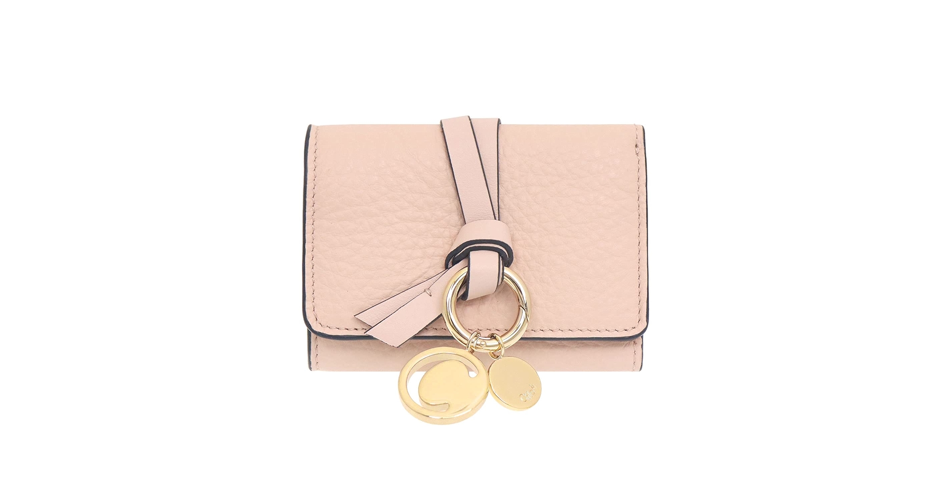 美品✨クロエ 財布 三つ折りトリフォールド ウォレット チャーム ピンク Amazon | [クロエ] 財布(三つ折り財布) CHC21WP946 F57 セメント