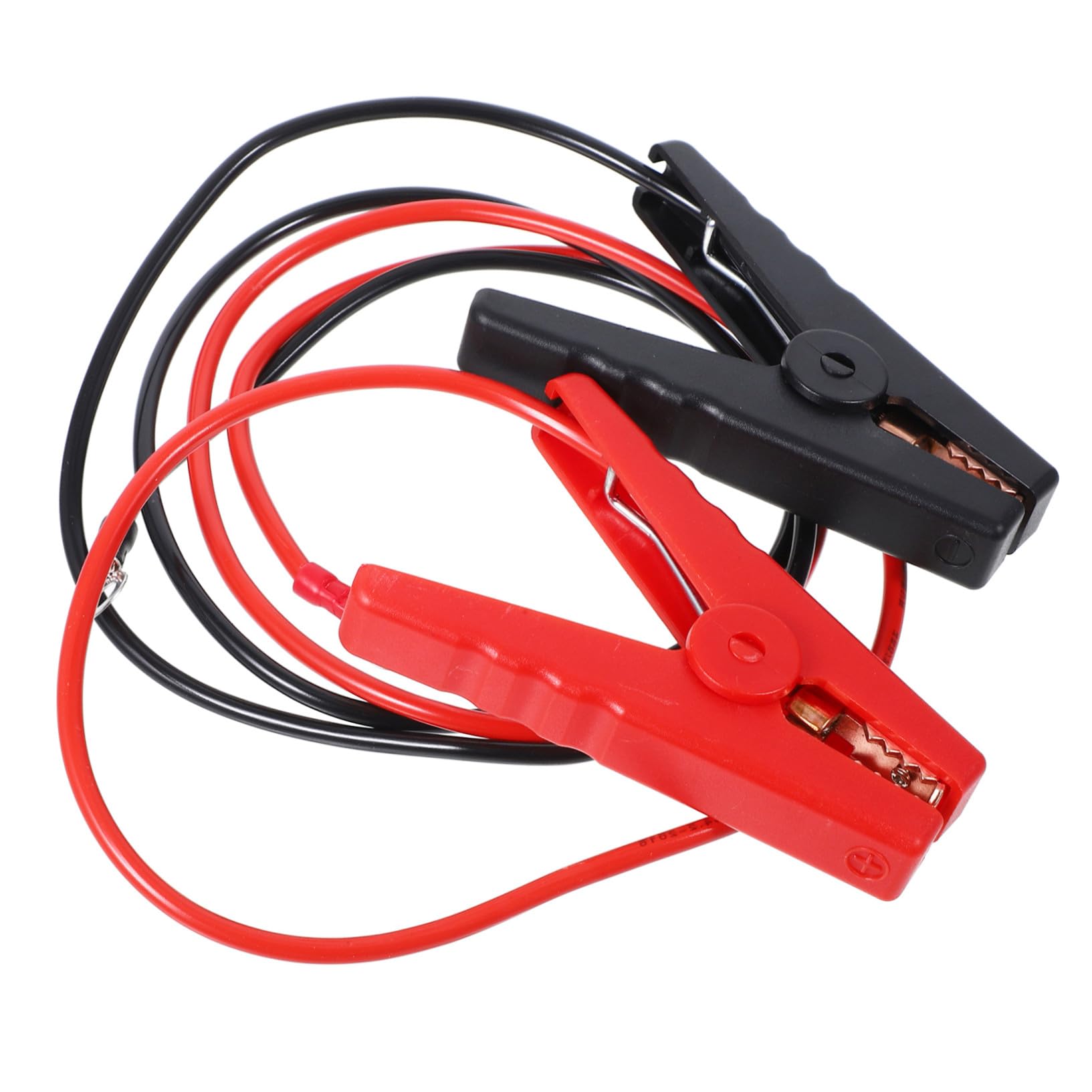 10 Pièces Pinces crocodiles électriques câble de démarrage pince batterie pinces crocodiles de batterie pince de démarrage d'urgence voiture -câbles avec fil pince portative Gatuida