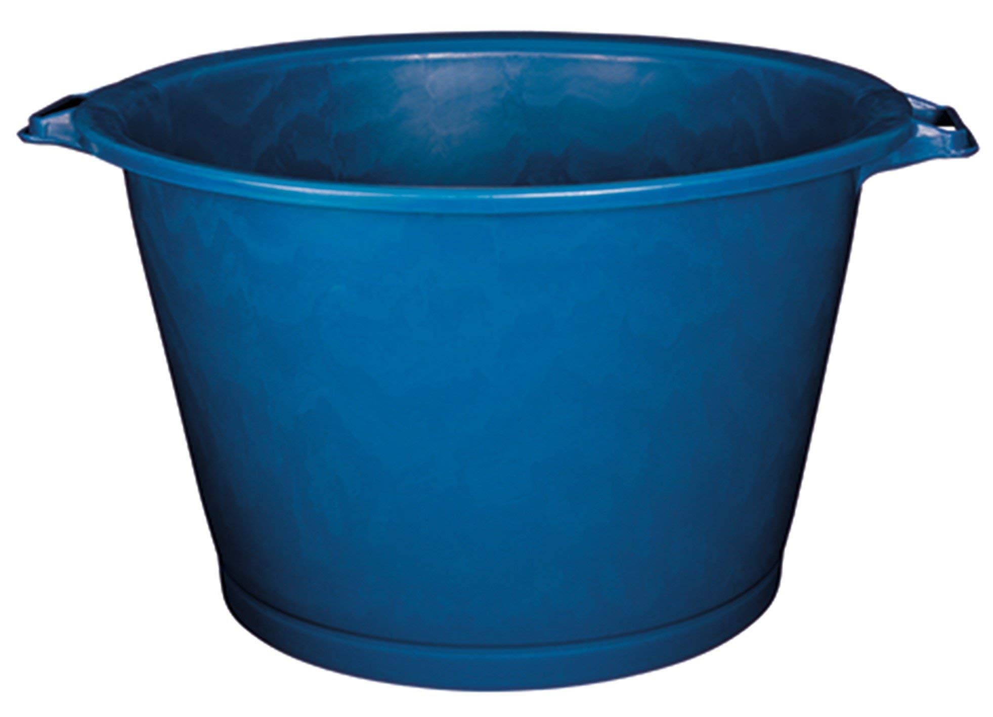 Aluminium et Plastique RIVBQRD75 Baquet Rond Plastique Bleu 75 L