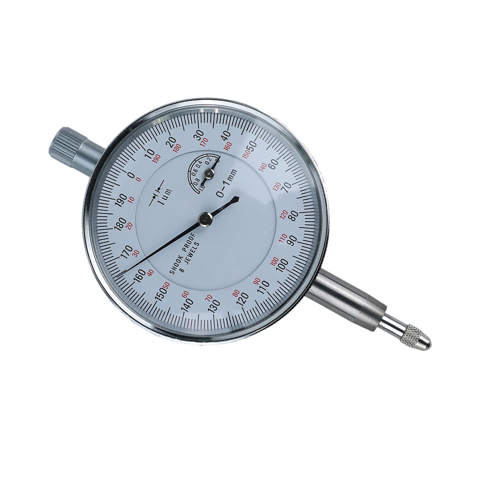 Lerpwige Dark 0.001Mm Mechanical Dial Indicator Gauge, Measuring Tool For Precision Measurement Work In Workshop Or Factory