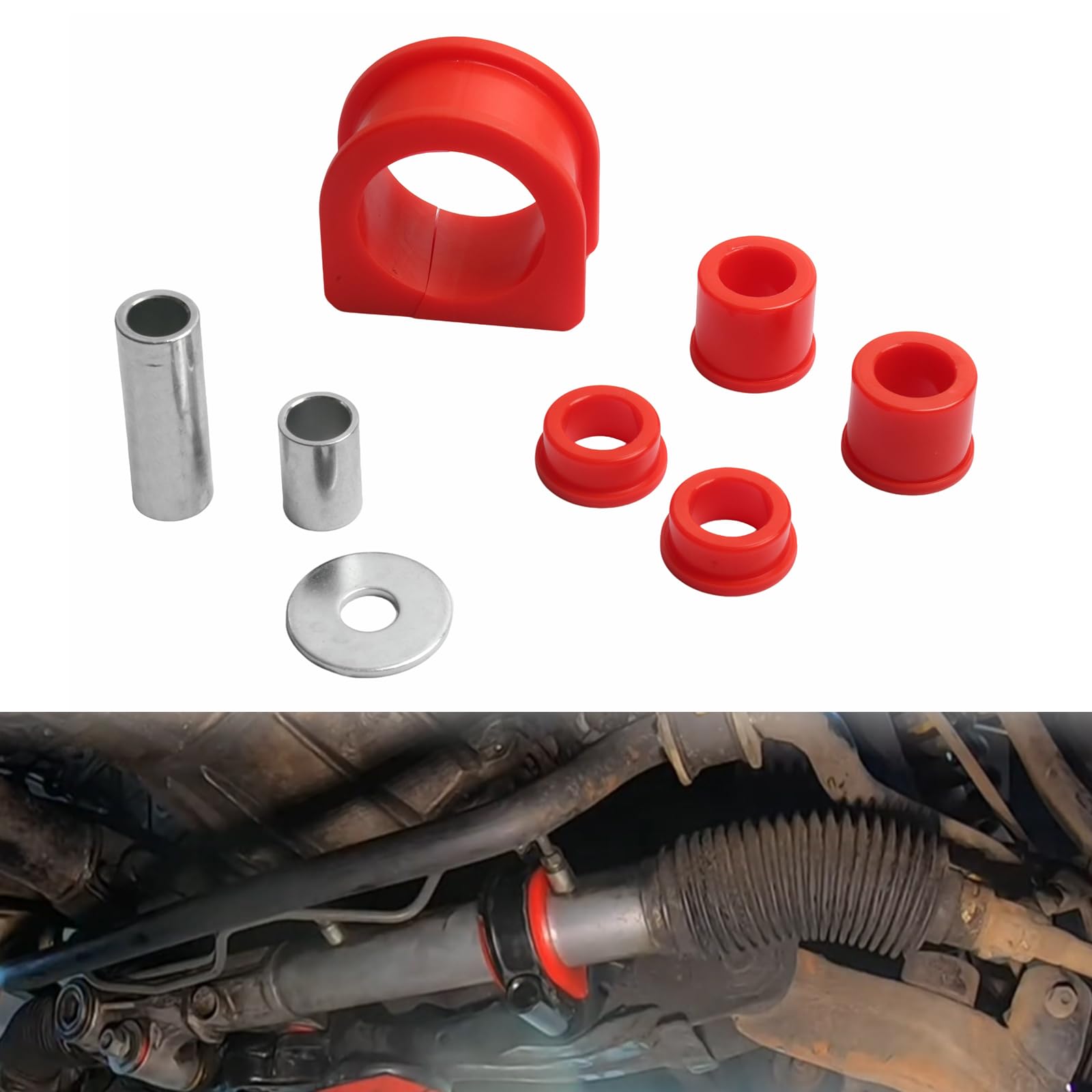 8.10103R - Kit de bujes de piñón y cremallera para Toyota 4Runner 1996-2002, Tacoma 1995-2004, Pickup 1995, sustituye al juego de bujes de engranaje de dirección #8.10103R, reemplazo de ajuste