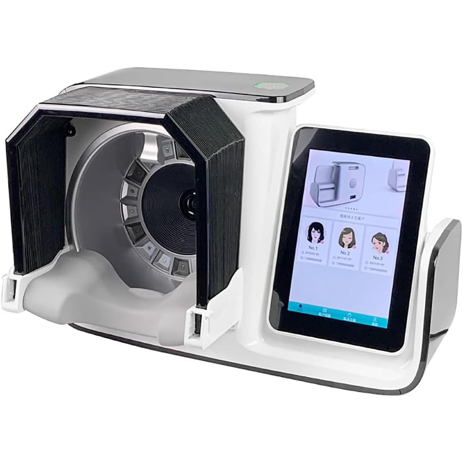 Smart Skin Analyzer, 3D Facial Skin Detector, 20 Million Pixels, 3 Types of General Light, 10 Different Detection Methods, with Analysis Reports, Comprehensive Analysis of Skin Problems