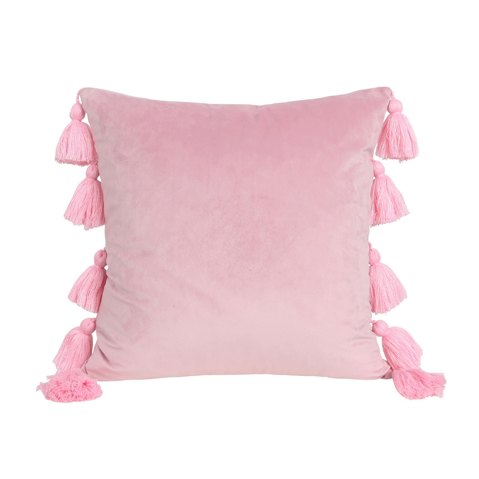 Tsophreniq Plushes Velvets Tassels Throw Pillow Cover, Throw Cushions Sleeve for Fashionable Space Decorative Couch