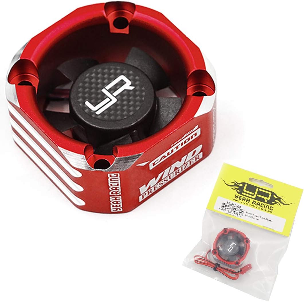 Yeah RacingAluminum Case 30mm Booster Cooling Fan Red #YA-0576RD