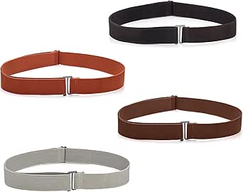 Bulky Sweater Tuck Band, Elastic Sweater Belt Tuck, Tucky Belt To Crop Tops, Shirt Tuck Band, No Show Belts for Women (One Size,5 Pcs Set-B