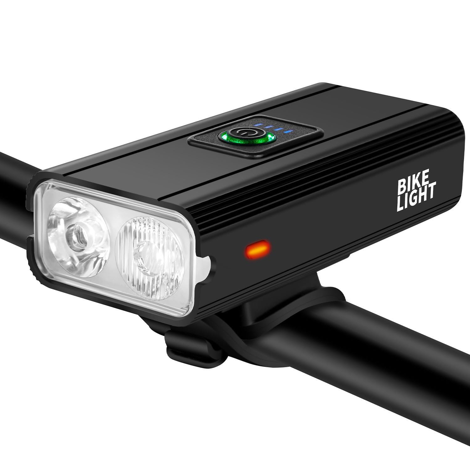 Bike Lights for Night Riding, 1500 Lumen Rechargeable LED Bicycle Headlight, Waterproof Bright Flashlight for MTB eBike Front Mountain Scooter Stroller Adult Kid Road Cycling Safty