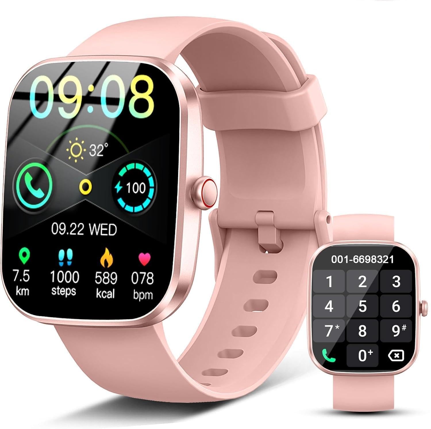 Smart Watch Answer Make Call 1 91 Smartwatch for Men Women 2025 Fitness Watch with 110 Sport Modes