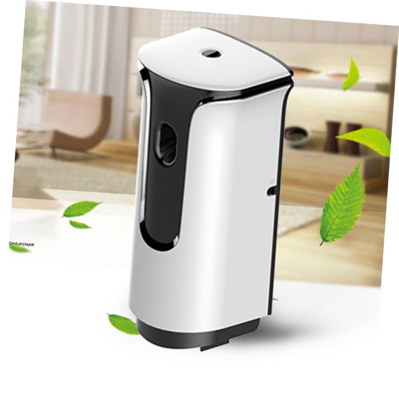 Profumatore Automatico a Sensore di Luce per Aerosol, Nero Bianco | Abs, Capacità Aumentata, Filtraggio Odori, Basso Consumo di Carbonio, per Toilette e Casa