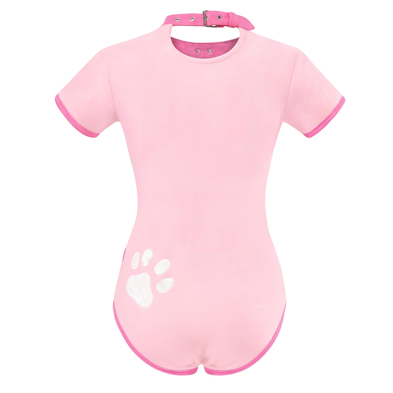 LittleForBig Bawełniany kombinezon z kołnierzykiem Onesie Piżama Body - Pretty Pet Onesie