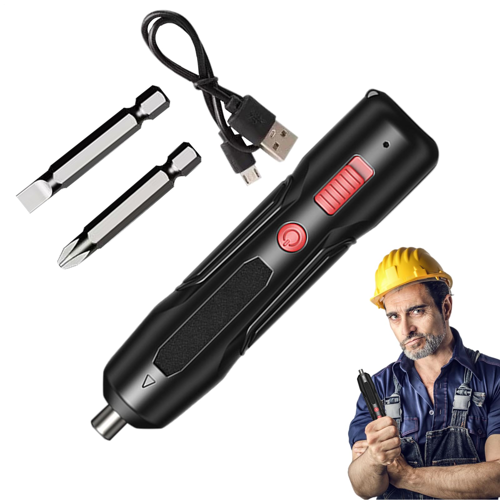 Small Electric Screwdriver USB Charging Precision Driver Compact Torque Tool Portable Electric Screwdriver Kit Mini Cordless Driver For