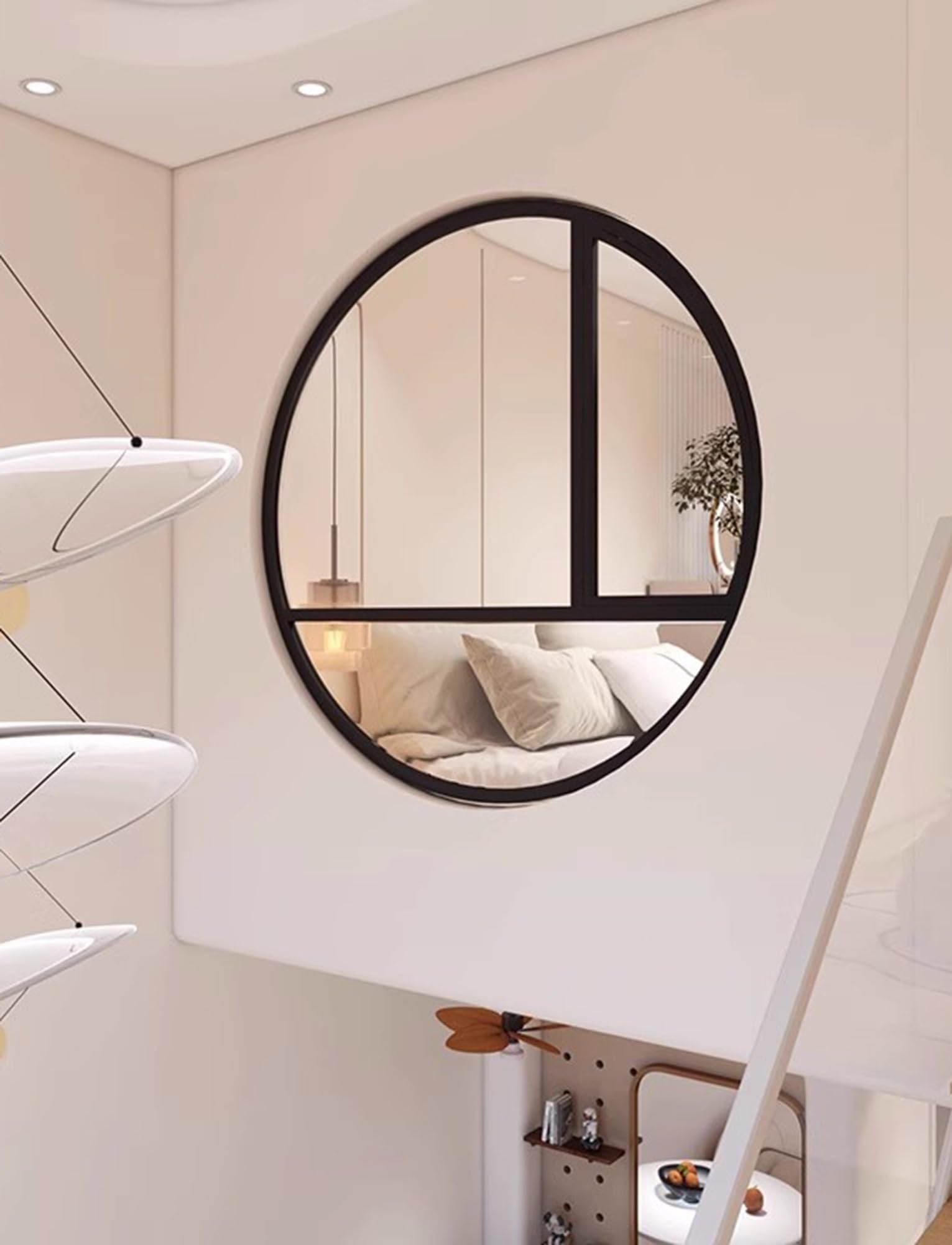 Ventana abatible de cristal giratoria con asa para una mejor ventilación en baños y tiendas