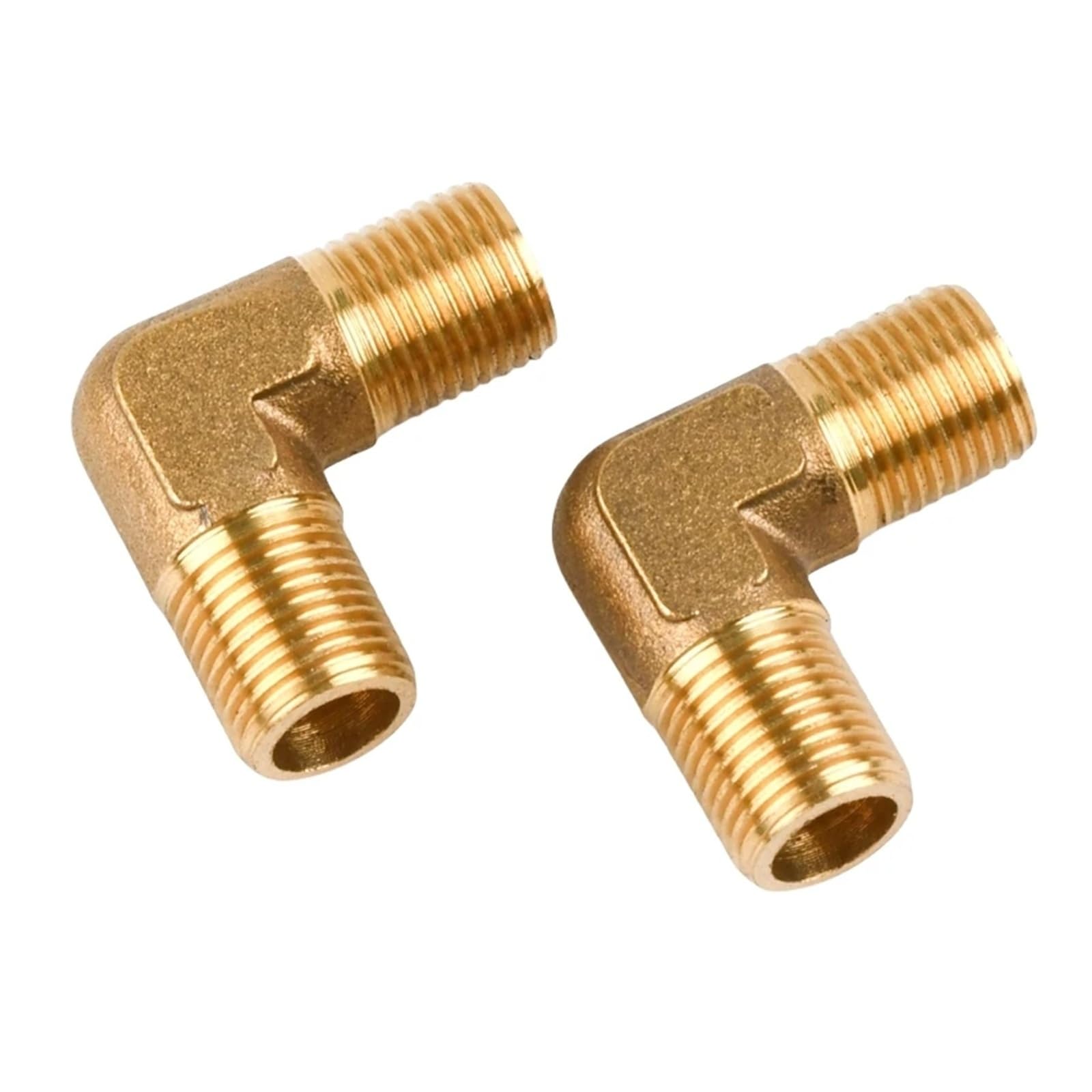 1/8 1/4 3/8 1/2 3/4 1 Raccordo a gomito filettato maschio in ottone Raccordo a gomito in ottone a 90 gradi Raccordo for tubo Accoppiatore for acqua e carburante Rame(3I4 Inch,3 Pieces)