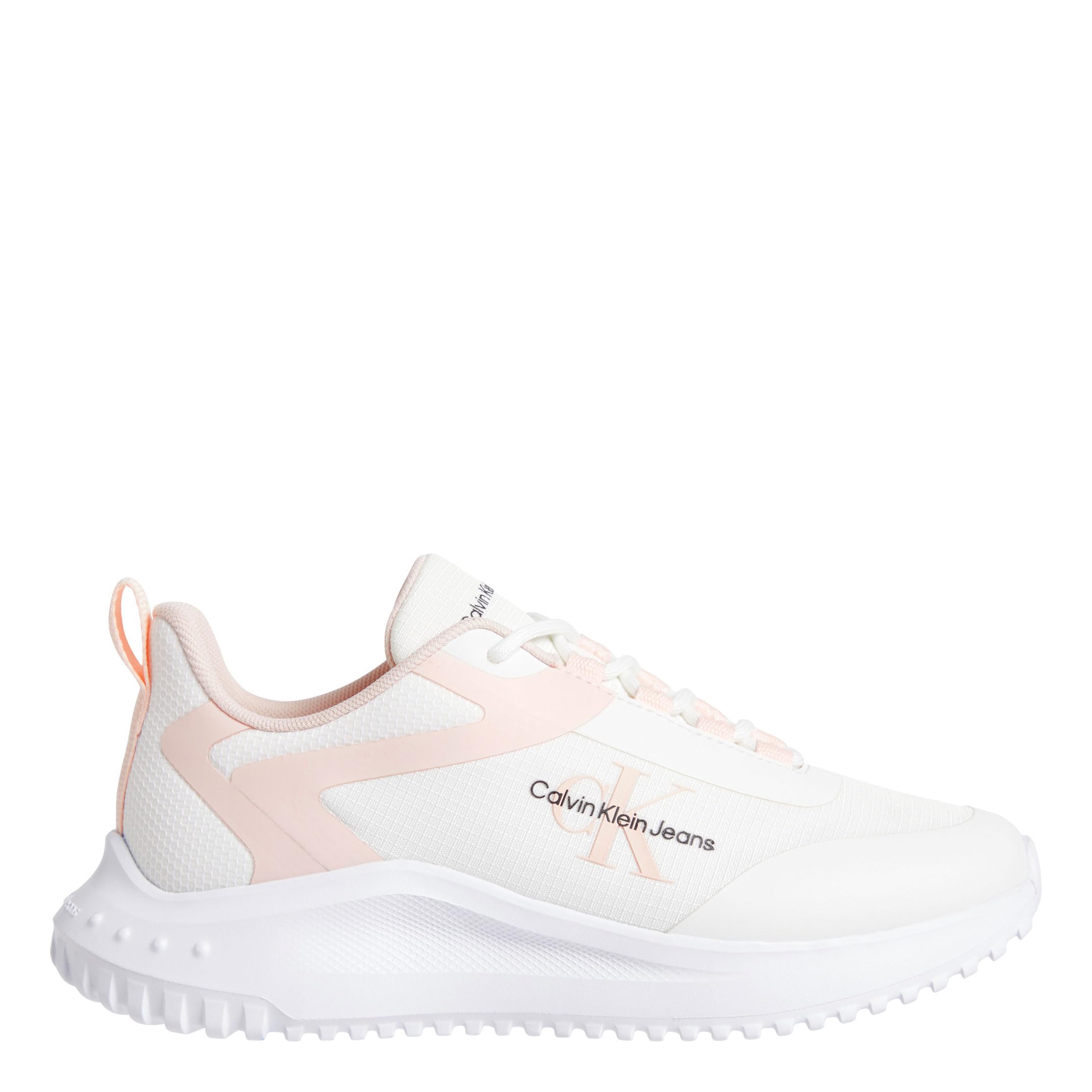 Calvin Klein Zapatillas Deporte Yw0yw01442 Eva Runner Low 01u Bright White-Peach Blush