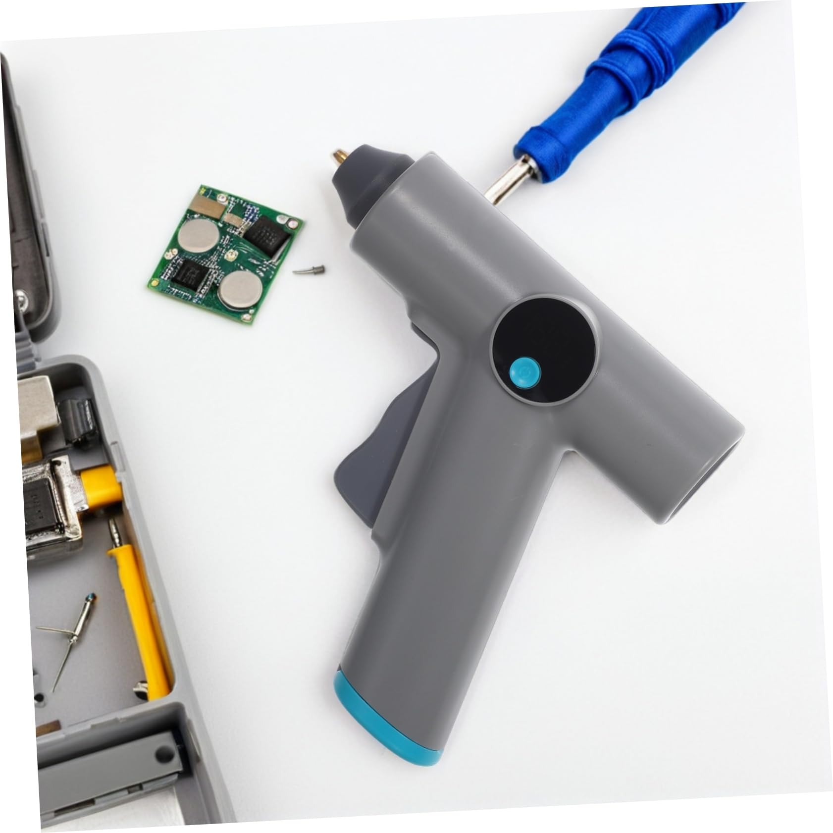 Gatuida Hot Glue Gun Recargable USB con Pantalla Digital de Pegamento Pequeña para Manualidades DIY Adhesivo de Rápida con Barras de Pegamento para Proyectos Escolares y Decoraciones