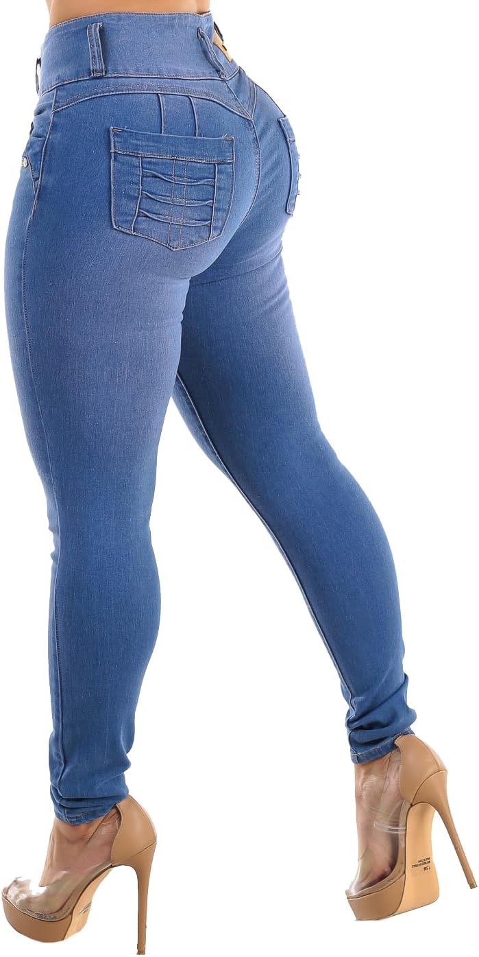 Butt Lifting Jeans for Women – High Waisted Skinny Levanta Cola Stretch Jeans
