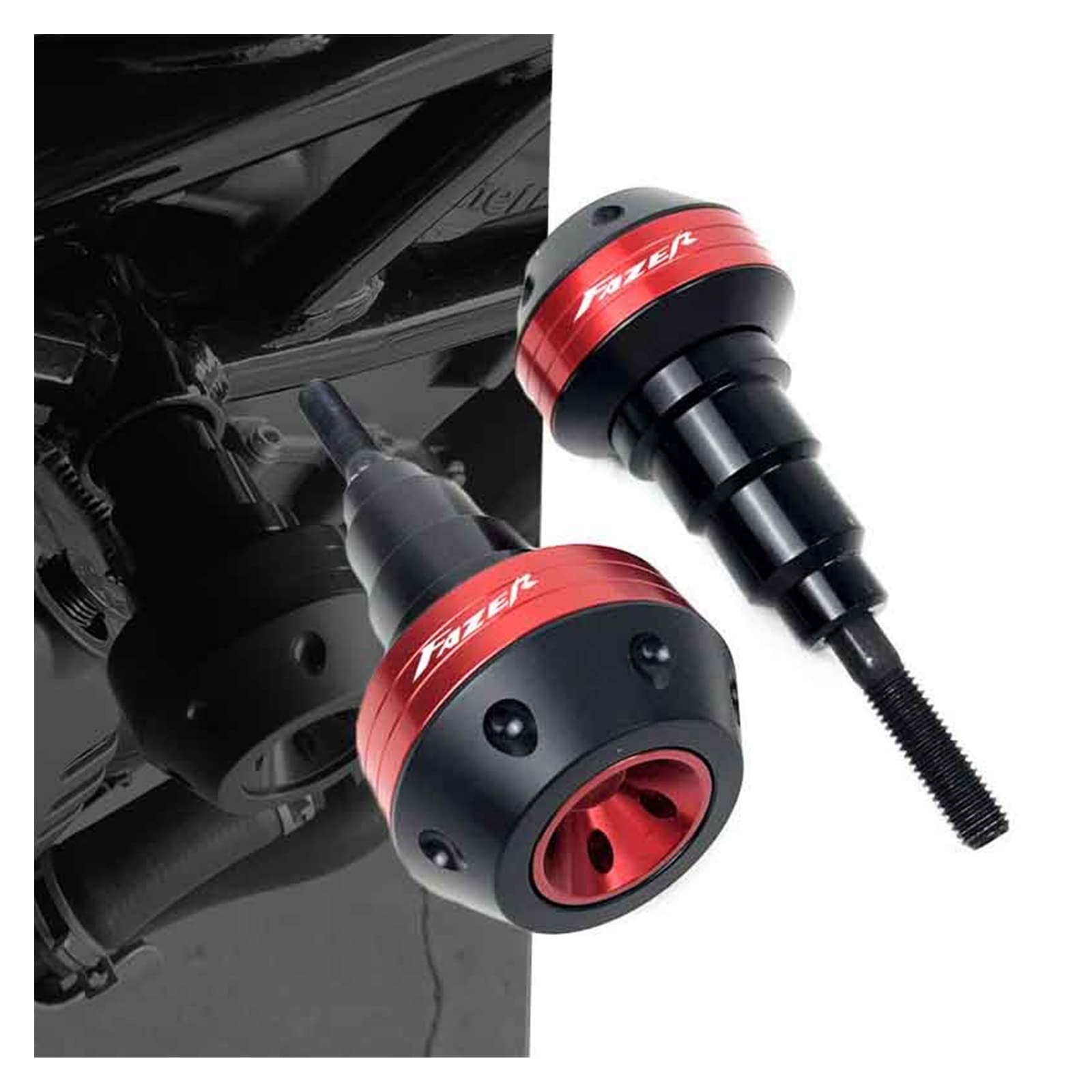 APLUZ per Yamaha per FZ1 per FZ6 per FZ8 per FAZER FZ 1 per FZ 6 per FZ 8 Moto Protezione anticaduta paratelaio carenatura Guardia Anti Crash Pad Protezione Cuscino d'urto (Colore : FZ1-2)
