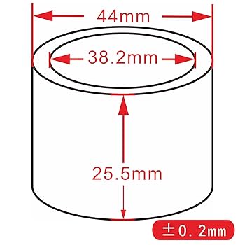 Amazon.co.jp: 38.2*44*25.5 mm マフラージョイントガスケット