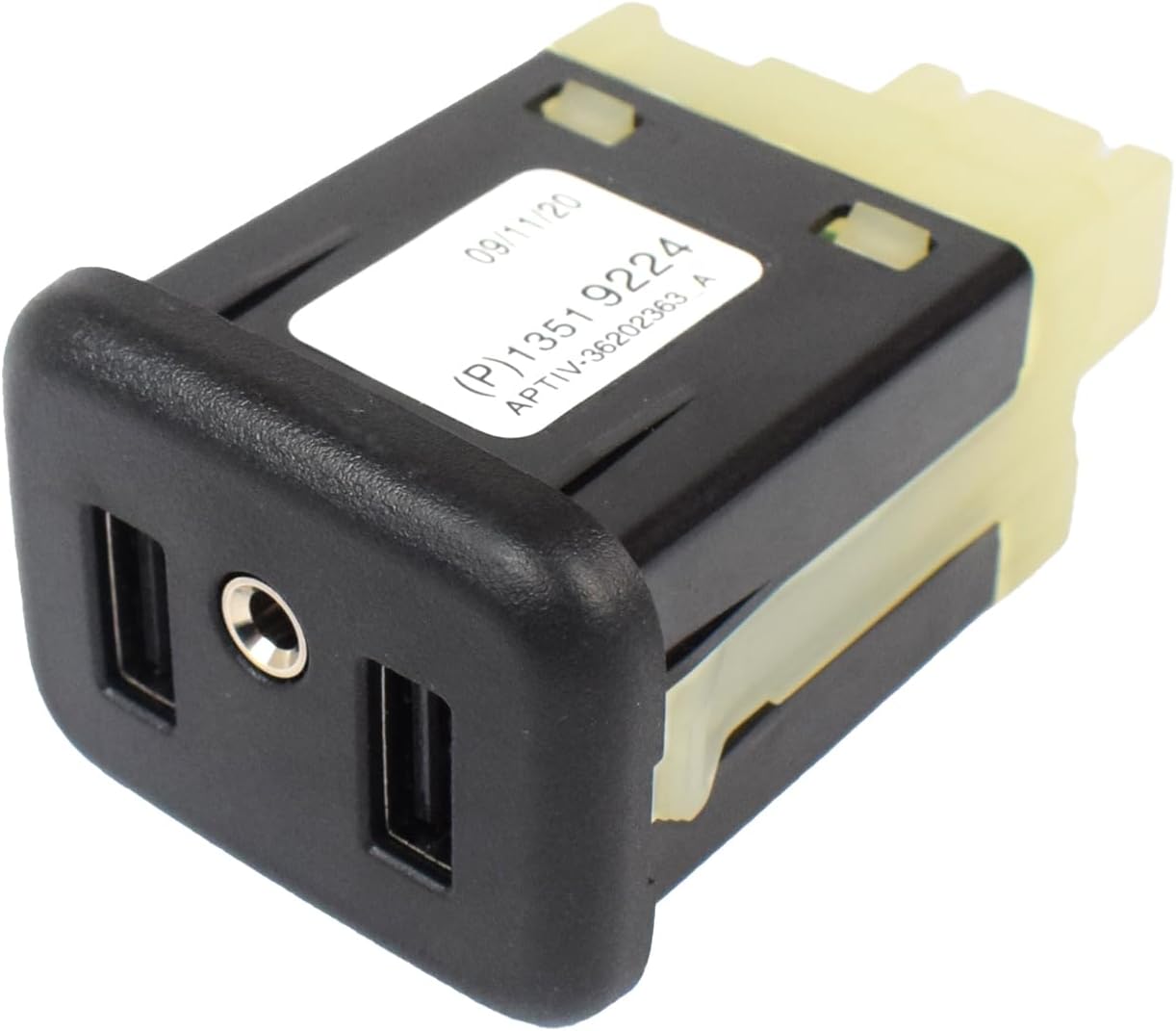 USB Port AUX Interface Compatible with Chevy Buick GMC Cadillac 2015-2018 AUX Jack Car Audio Player and Dual USB Port Interface 13519224