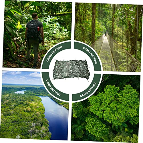 ABOOFAN 1 Peça Rede De Camuflagem Plantas Lona De Acampamento Ao Ar Livre Lona Resistente Pano De So