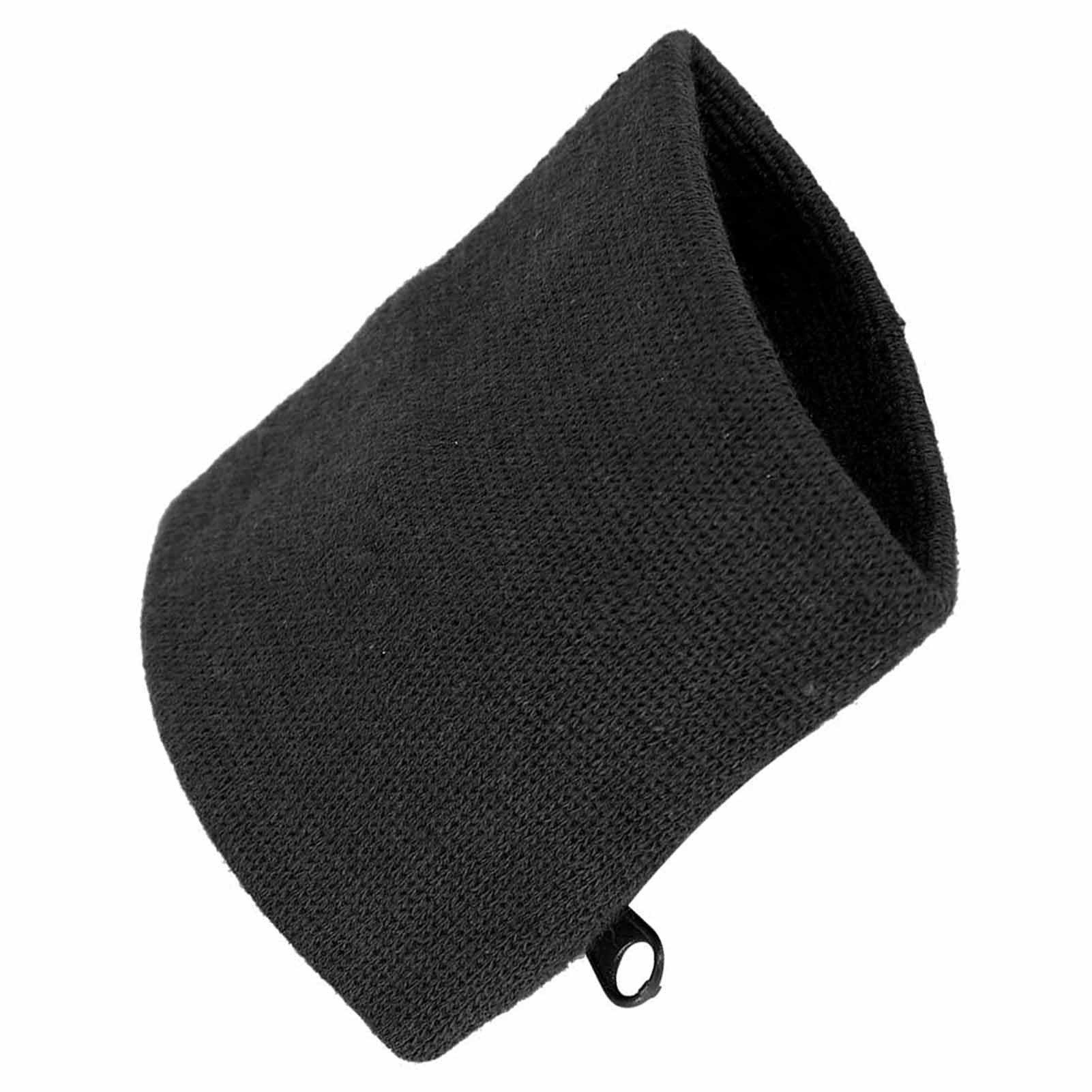 Pochette Poignet Sport – Bandeau De Transpiration Avec Fermeture à Glissière Et Porte-clés, Pour Tennis, Badminton, Gym, Basket (Noir)