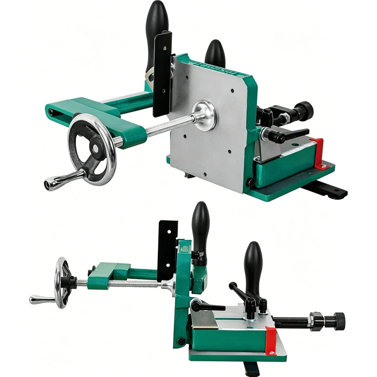 COAKUE Woodworking Tenoning Machine, Dedicated Tenon Clamping Tool, Woodworking Tenoning Jig, Adjustable Support Plate, Precision Drilling for Table Saw Tenoning