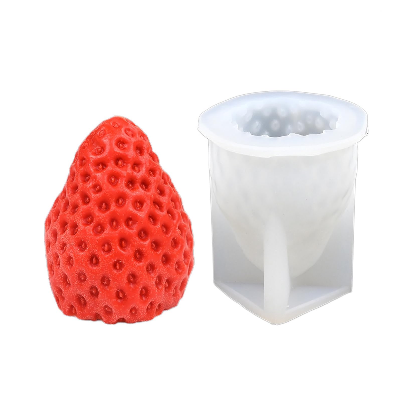 NVOQILIN Sturdy Silicone Chocolate Ideal for Crafting 3D Realistic Treats At Home Food Grade Silicone Baking to Make Strawberry Blueberry Desserts Easy Release