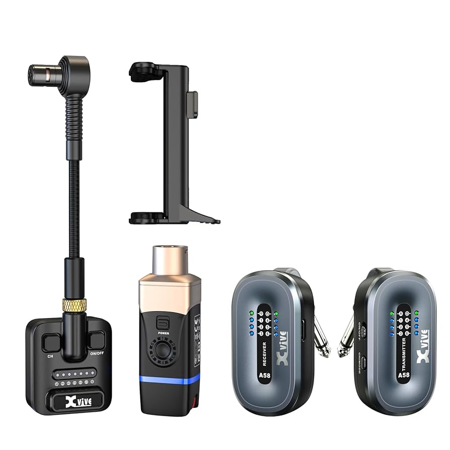 Amazon.com: Xvive A58 5.8GHz Wireless Guitar System U8