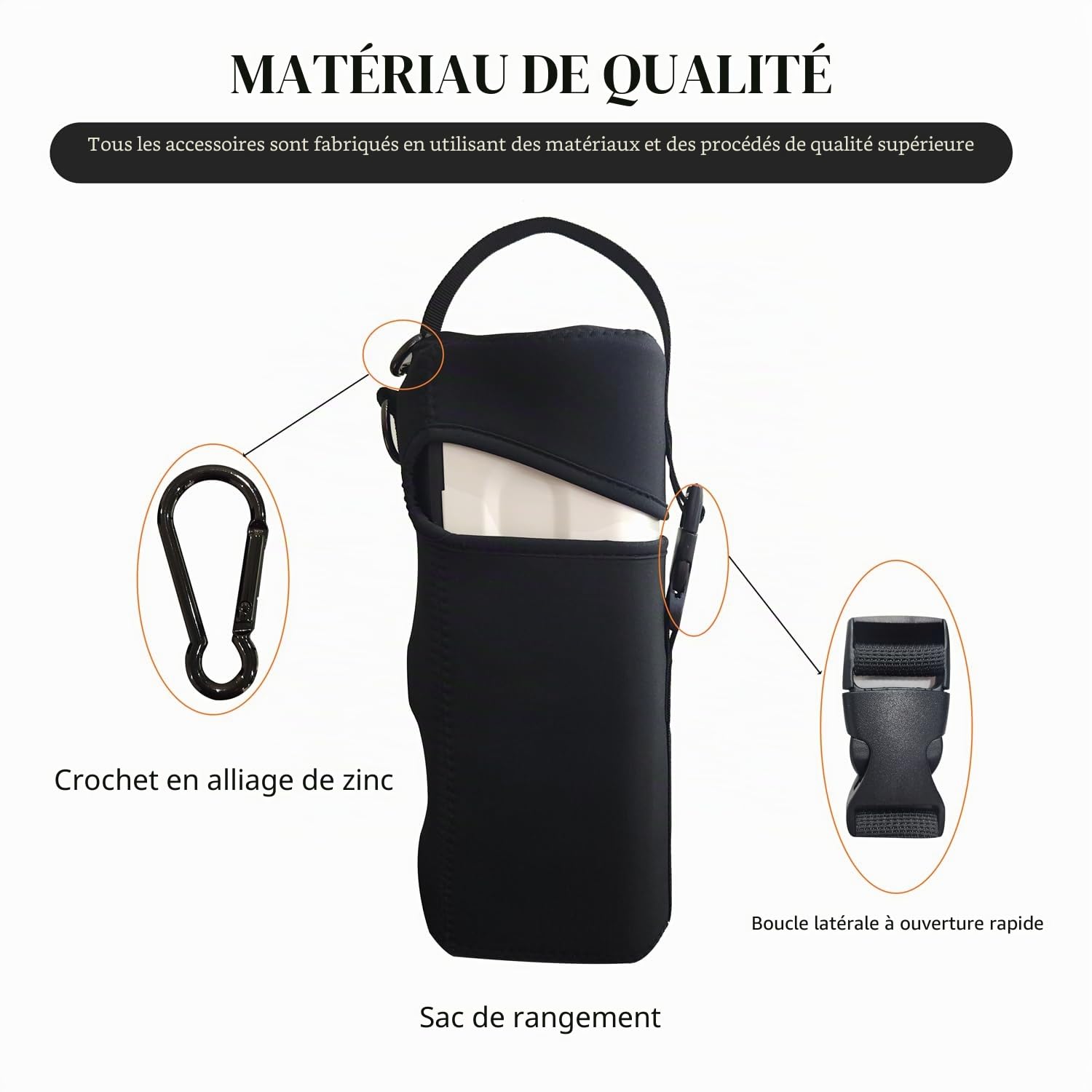 Réchaud à cassette portable avec sac de rangement délicat, réchaud de camping pliable, réchaud de camping compact, brûleur à gaz butane pliable de 2200 W, blanc