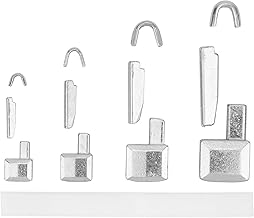 Zip Repair Kit for Size 3, 5, 8 and 10 End Pieces, Top and Bottom, Replacement Accessories for Metal and Nylon Zips, Zip Stoppers for Top and Bottom for Jackets, Backpacks