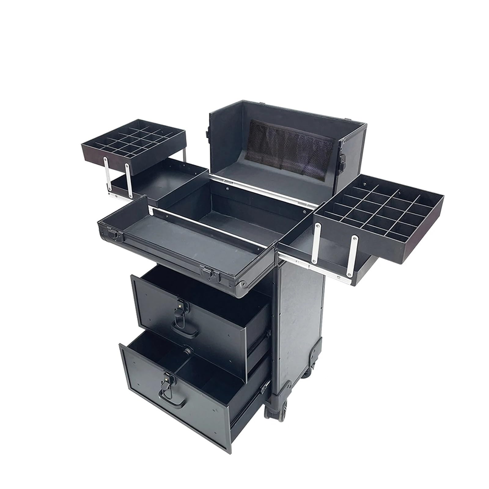 Valigia Per Il Trucco Grande trolley da trucco professionale for cosmetici, valigia for artisti, portatile, multifunzionale