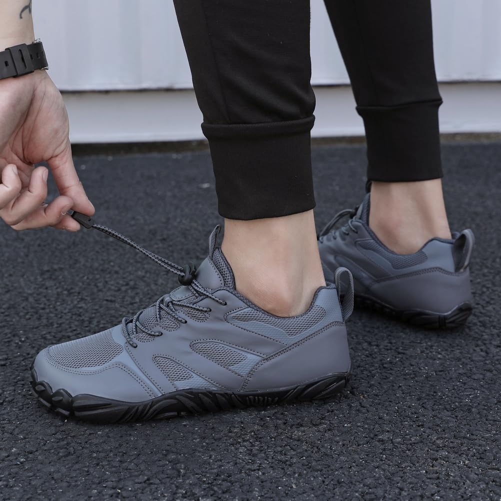 5-Zehen Wasserschuhe für Herren und Damen, Barfuß Schnelltrocknende Aquasocken für Strand Pool Surf, rutschfest für Wanderungen Klettern Radfahren