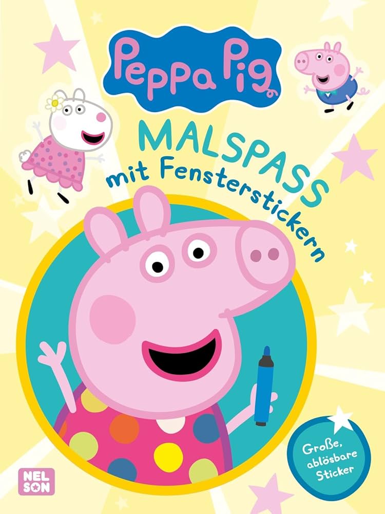 Amazon.com: Peppa Wutz: Malspaß mit Fensterstickern