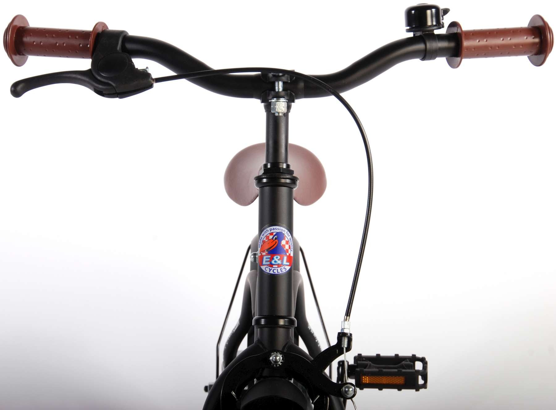 14 Zoll Fahrrad Qualitäts Kinderfahrrad mit Stützräder Bike schwarz matt 41401