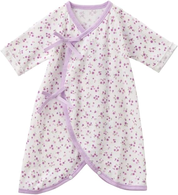 Amazon Co Jp ミキハウス コンビ肌着 40 23 781 女の子 60 ラベンダー 服 ファッション小物