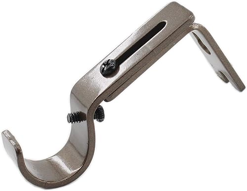 Miniatura 5 de ULIFESTAR - Soportes ajustables para barra de cortina, paquete de 3 soportes resistentes para barra de cortina de ventana, soporte para barra de 1