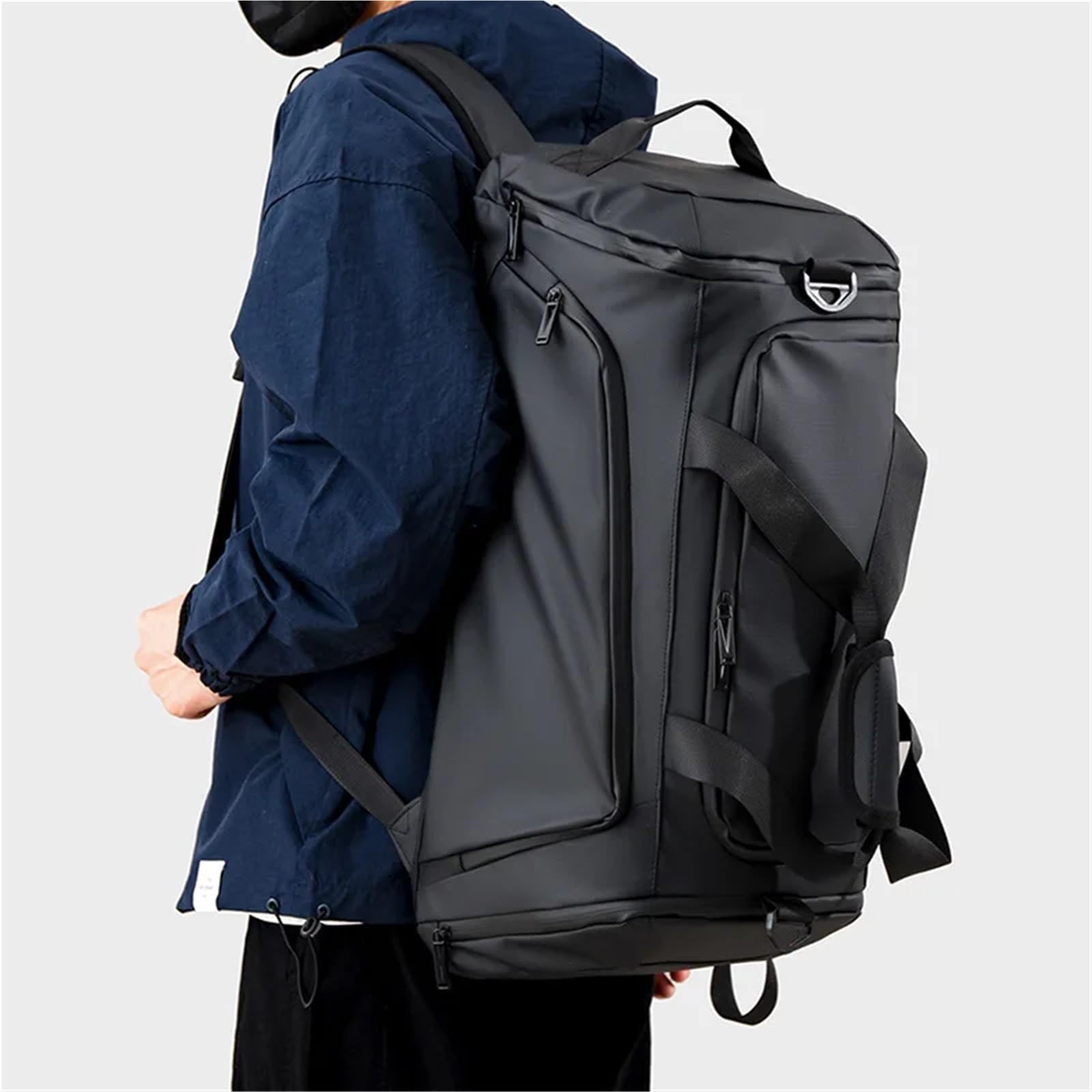 Sporttasche 1 Piece Large Fashionable Fitness Bag, Wet and Dry Separate Independent Shoe Compartment Handbag, Large Capacity Travel Bag, Outing Backpack